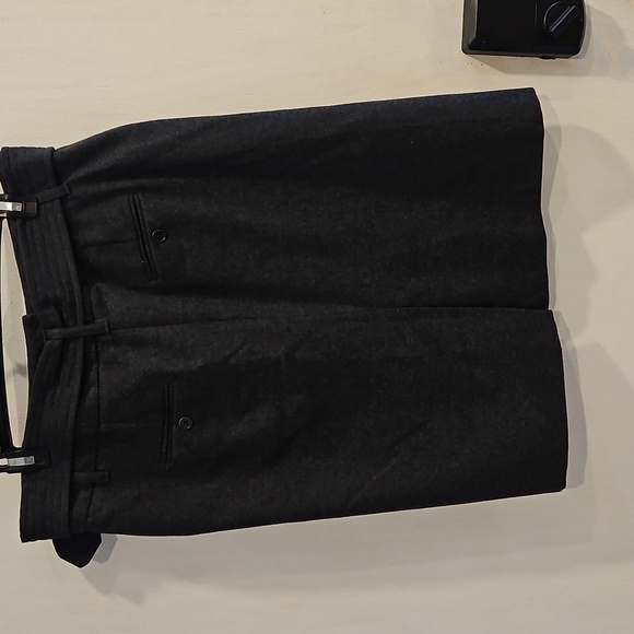 Boden Charcoal Gray Wool Belted Pencil Skirt 14R - Picture 3 of 10